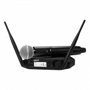 Shure GLXD24+/SM58 Dijital Kablosuz El Mikrofonu Seti (SM58 Kardioid)