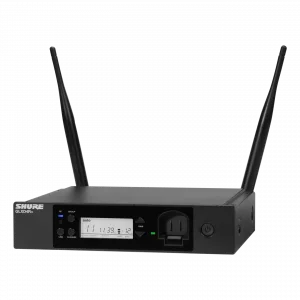 Shure GLXD4R+ Çift Bantlı Dijital Kablosuz Rack Alıcı (Yarım Rack, GLX-D+)