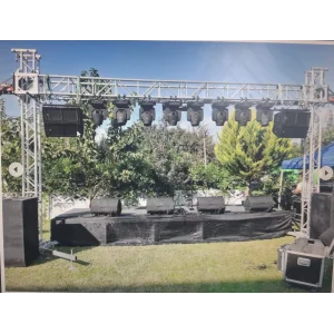 Ön Truss 40x40 Kare Trusslu Tower Sepetli Model, 5,5-metre Yükseklik, 12-metre Genişlik