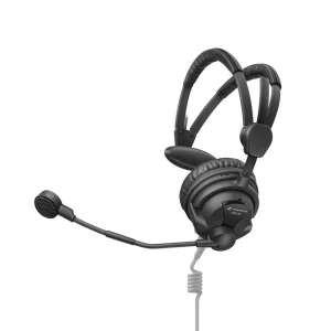 Sennheiser HMD 26 S Tek Taraflı Broadcast Headset (Dinamik Mikrofon, ActiveGard)