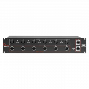 DAS Audio MATRIX-66 ARA Serisi İçin 2U Ses ve ALMA Veri Dağıtıcı, 6 Giriş 6 Çıkış