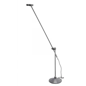 HTDZ HT-79L Ayaklı Çift Kapsül Kondenser Kürsü Mikrofonu, Hypercardioid, 0,1–1,65 m