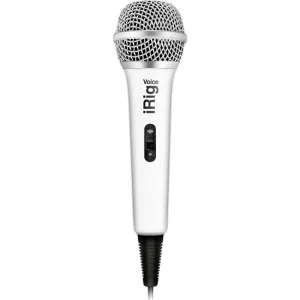 IK Multimedia iRig Voice White Karaoke Mikrofonu (iOS& Android)