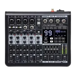 K.Meister MA-8 8 Kanal Ses Mikseri, USB, Bluetooth