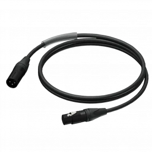 Procab PRA901/3 XLR Erkek - XLR Dişi Mikrofon Kablosu, Neutrik, 3 Metre