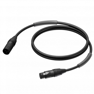 Procab PRA902/15 XLR Erkek - XLR Dişi Mikrofon Kablosu, HighFlex, Neutrik, 15 Metre