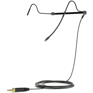 Sennheiser HS 2 (BLACK EW) Ense Bantlı Headset Mikrofon (Siyah, 3,5 mm Jak)