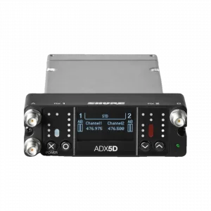 Shure ADX5D Axient Digital Çift Kanallı Taşınabilir Kablosuz Alıcı