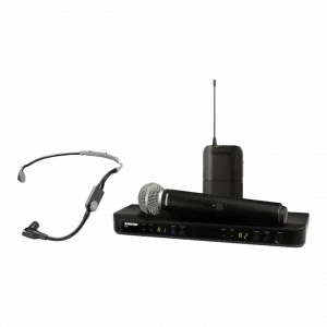 Shure BLX1288/SM35 Kablosuz Kombo Set (SM58 El + SM35 Headset Mikrofon)