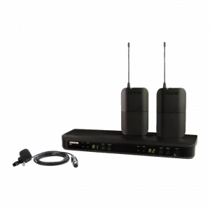 Shure BLX188/W85M Çift Kanallı Kablosuz Yaka Mikrofonu Seti (2x WL185m)