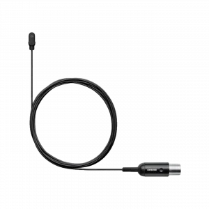 Shure DL4B/O-MTQG-A DuraPlex IP57 Su Geçirmez Yaka Mikrofonu (Siyah, Omni, TA4F)