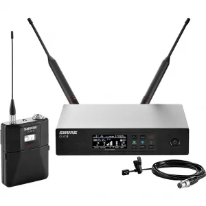 SHURE QLXD14E/SET QLXD4 Receiver + QLXD1 Beltpack Transmitter Set (Mikrofonsuz)