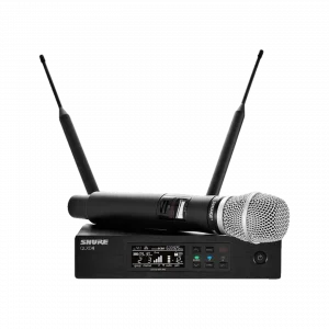 Shure QLXD24/SM86 Dijital Kablosuz El Mikrofonu Seti (SM86 Kondenser Kapsül)