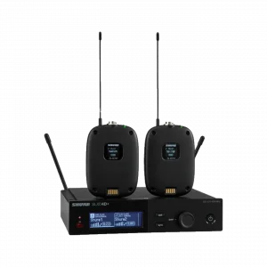 Shure SLXD14D+ Çift Kanallı Dijital Kablosuz Bel Tipi Verici Seti