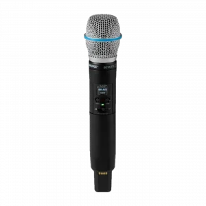 Shure SLXD2+/B87A Dijital Kablosuz El Vericisi (Beta 87A Kapsül)