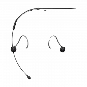 Shure TH53B/O-MTQG TwinPlex Subminyatür Headset Mikrofon (Siyah, Omni, TA4F)