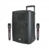 Wöller W-1230 DSP 12 Mobil Hoparlör | 400W Hoparlör | Çift El Kablosuz Mikrofonlu | USB, Bluetooth