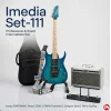 Imedia Set-111 Elektro Gitar Seti Mooer SD30i + ibanez-RG470ahm-bmt Set