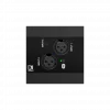 Audac NWP320 Network input panel - 2 x XLR + 3,5 mm jack + BT (4 CH)