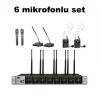 K.Meister UW-3600 6 Mikrofonlu Flex Kablosuz Set (değiştirebilir)