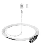 Sennheiser MKE 1-4-1 Küresel Minyatür Yaka Mikrofonu (3 pin SE konnektör, Beyaz)