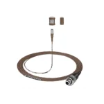 Sennheiser MKE 1-4-2 Küresel Minyatür Yaka Mikrofonu (3 pin SE konnektör, Kahverengi)