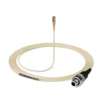 Sennheiser MKE 1-4-M Küresel Minyatür Yaka Mikrofonu (3 pin SE konnektör, Açık Bej)