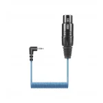 Sennheiser KA 600 Spiral Mikrofon Kablosu (XLR-3 Dişi → 3,5 mm Jak, 20 cm)