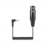 Sennheiser KA 600 i Spiral Mikrofon Kablosu (XLR-3 Dişi → 4 pin mini Jak, 20 cm)