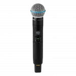 Shure SLXD24D+/B58 Dijital Çift Kanallı Kablosuz El Mikrofonu Seti (2x Beta 58A)