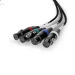 Palmer AoC Loom XLRf 4 Kanal Dişi XLR to RJ45 CAT5/CAT6 Ethernet Extender