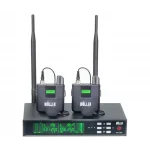 Wöller W-299YY Çift Yaka UHF Kablosuz Mikrofon Seti 2x99 Kanal