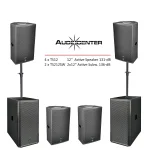Audiocenter TS200-SET 4+2 Aktif Hoparlör Sistemi, TS212 + TS212SW (Bundle)