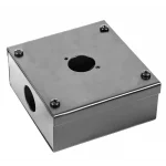 Metex BKT2081 Sıva Üstü Mikrofon Prizi, Komple Metal, Elektrostatik Boyalı, 80x80 mm
