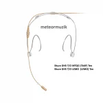 Shure DH5 DuraPlex Omni Stüdyo Headset Mikrofon MTQG | LEMO / Siyah | Ten | Cocoa