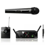 AKG WMS40 Mini2 Mix Set US45A/C El + Bel Tipi Kablosuz Mikrofon Sistemi, 2 Kanal