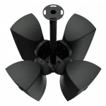 Audac CMA144/B Montaj aparatı 4 x ATEO4 Hoparlör Black