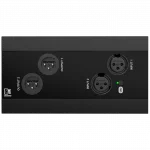 Audac NWP222 Network in- & output panel - 2 x XLR in- & out + BT (4 x 2 CH)