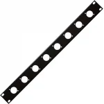 RMP8 Rack Patch Panel 8 bağlantı Şasi tip XLR, Powercon, TS konnektörler için