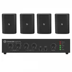 ElectroVoice BSYS-EVID-S4.2TB - Premium Duvar Hoparlör Seti, Siyah