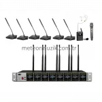K.Meister UW-3800 8 Mikrofonlu Flex Kablosuz Set (değiştirebilir)