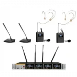 K.Meister UW-3400 BUNDLE 4 Mikrofonlu Kablosuz Mikrofon Seti