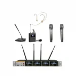 K.Meister UW-3400 4 Mikrofonlu Flex Kablosuz Set (değiştirebilir)