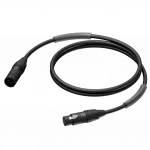Procab PRA902/15 XLR Erkek - XLR Dişi Mikrofon Kablosu, HighFlex, Neutrik, 15 Metre
