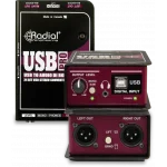 Radial USB-Pro Di-box for Stereo USB Laptop