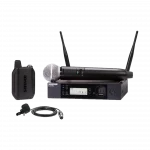 Shure GLXD124R+/85M Dijital Kablosuz Kombo Set (SM58 El + WL185m Yaka, Rack)