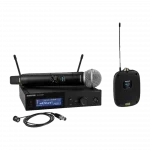 Shure SLXD124+/85M Dijital Kablosuz Kombo Set (SM58 El ve WL185m Yaka Mikrofonu)