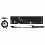Shure Quality Bundle SM58-KM-SOM: SM58 Vokal Mikrofon, K&M Stand ve 6 m XLR Kablo