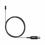 Shure UL4B/C-MTQG-A UniPlex Kardioid Subminyatür Yaka Mikrofonu (Siyah, TA4F)