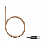 Shure UL4C/C-MTQG-A UniPlex Kardioid Subminyatür Yaka Mikrofonu (Kakao, TA4F)